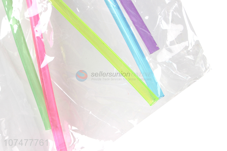 Hot sale plastic swirly drinking straws colorful pvc straws
