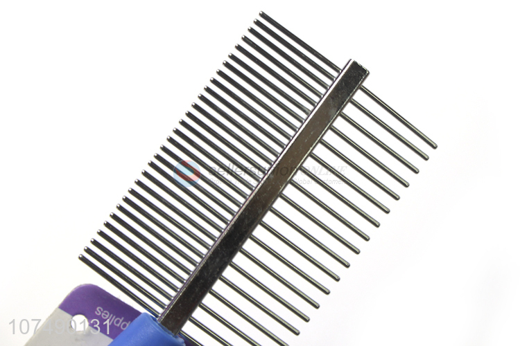 Custom Pet Grooming Comb Pet Dog Cat Hair Cleaner Tool