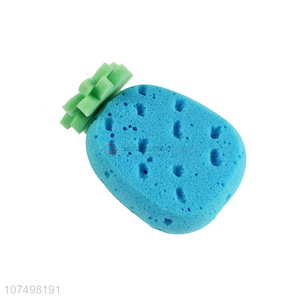 High quality creative pineapple shape shower sponge bath sponge