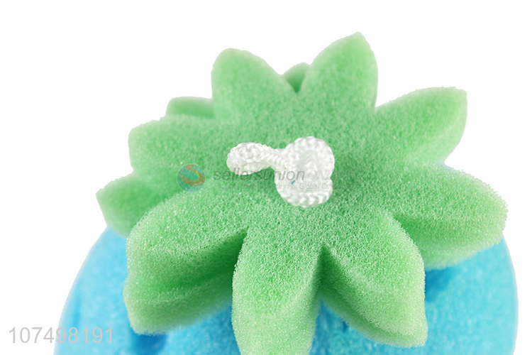 High quality creative pineapple shape shower sponge bath sponge