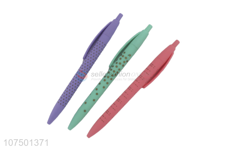 Suitable Price Multipurpose Ballpoint Pen Plastic Press Type Ball Pen