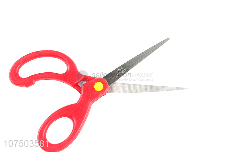 Cheap Price Color Plastic Handle Stainless Steel Office Stationery Scissors