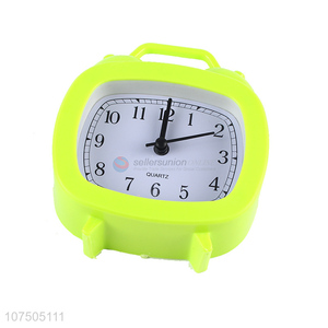 Reasonable Price Colored Plastic Quartz Alarm Clock Table Desk Clock