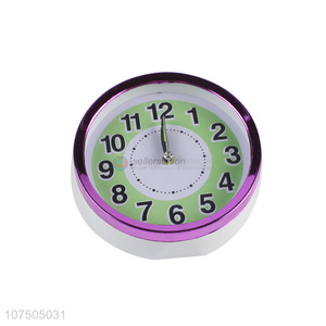 New Arrival Household Plastic Alarm Clock Luminous Round Desktop Clock