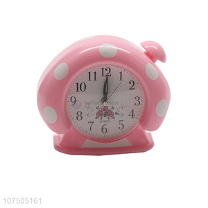 High Quality Plastic Alarm Clock Cute Bedside Quartz Alarm Clock For Kids