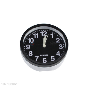 Best Price Round Small Plastic Desk Clock Fashion Quartz Alarm Clock