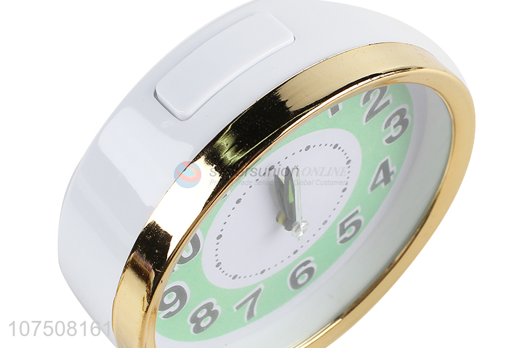 New products luminous plastic alarm clock quartz table clock