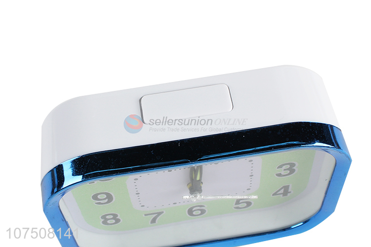 Suitable price classic luminous desk clock plastic alarm clock