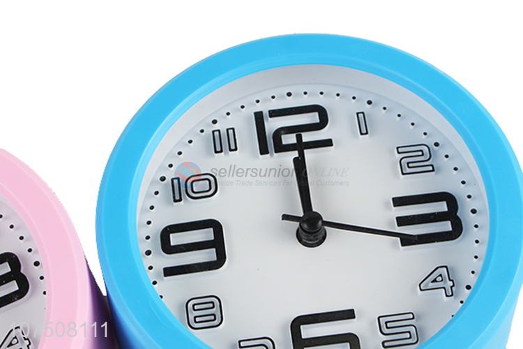 Custom logo alarm clock bedroom clock desk clock