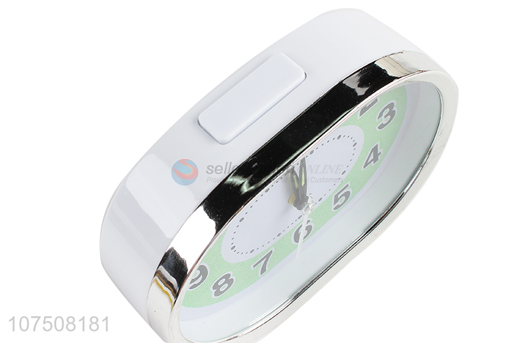 Competitive price luminous plastic desk clock quartz alarm clock