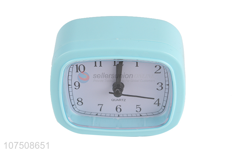 Most popular classic desk clock plastic alarm clock