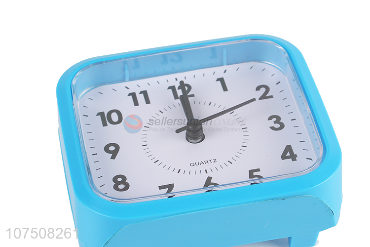 Wholesale classic desk clock plastic alarm clock with light