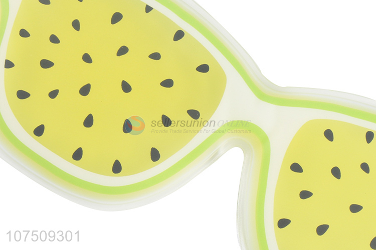 Factory Sell Fruit Printing Ice Pack Therapy Gel Eye Mask