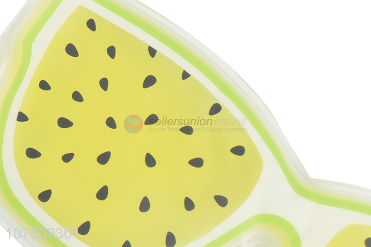 Factory Sell Fruit Printing Ice Pack Therapy Gel Eye Mask