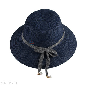 New arrival fashion summer sun hat ladies paper straw hat