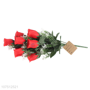 Hot Selling Colorful Simulation Flowers Artificial Bouquet