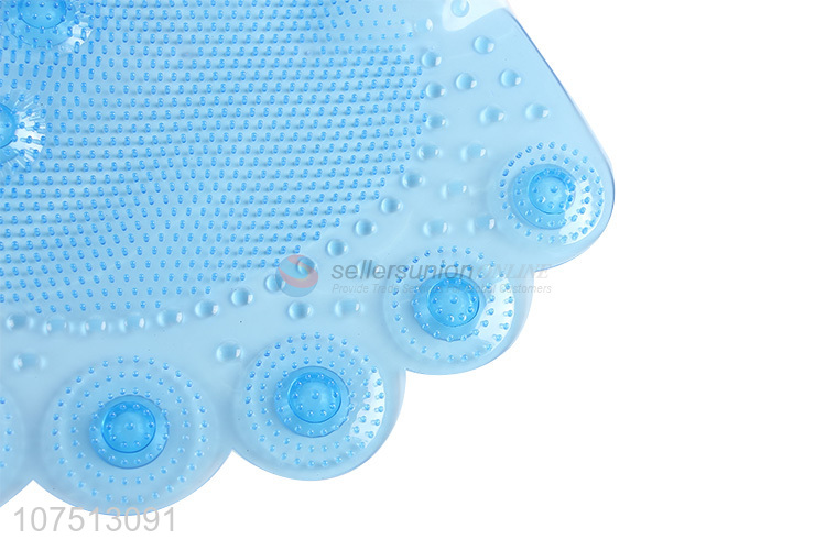 High quality feet shape bathroom waterproof non slip pvc bath mat