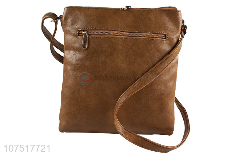 Wholesale PU Leather Shoulder Bag With Tassel Zipper