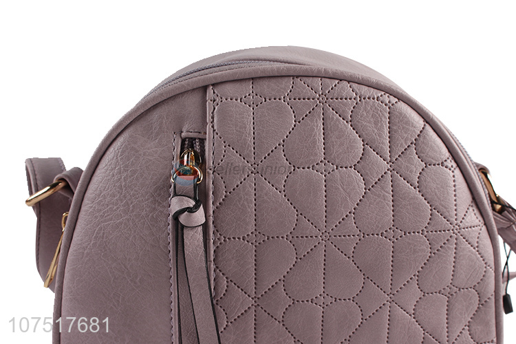 Good Price PU Leather Shoulder Bag With Zipper For Women