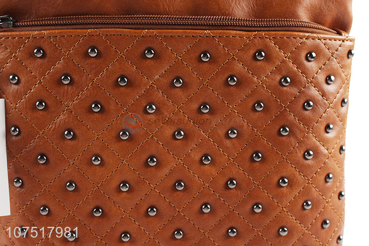 Top Quality Tassel Zipper PU Leather Shoulder Bag