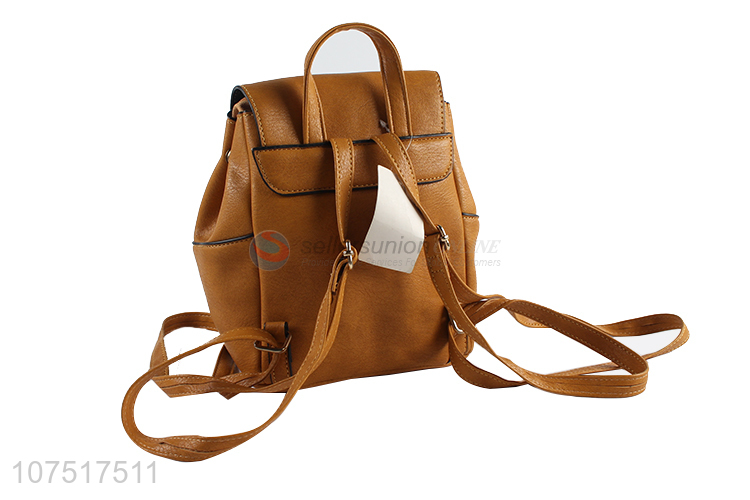 Good Quality Ladies PU Leather Small Backpack