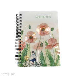 Most popular exquisite pattern a6 spiral notebook school & office supplies