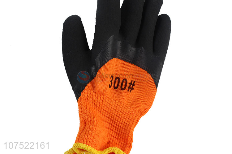 Wholesale anti-slip latex coated safety gloves wear resistant foam gloves