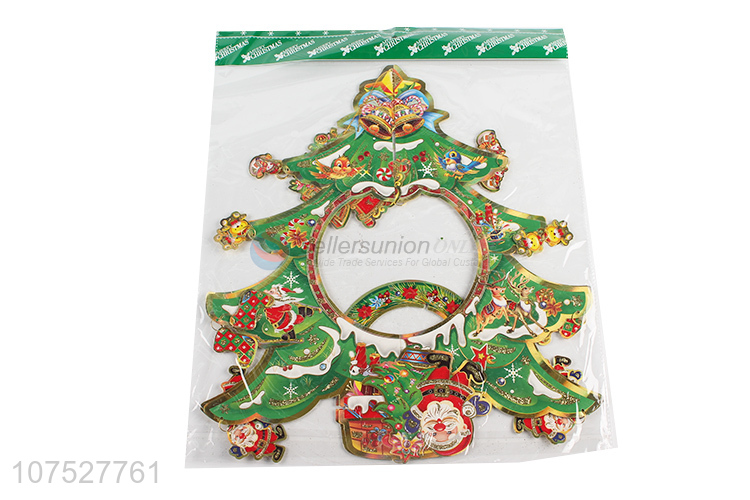 New Style Colorful Christmas Sticker Fashion Wall Decoration