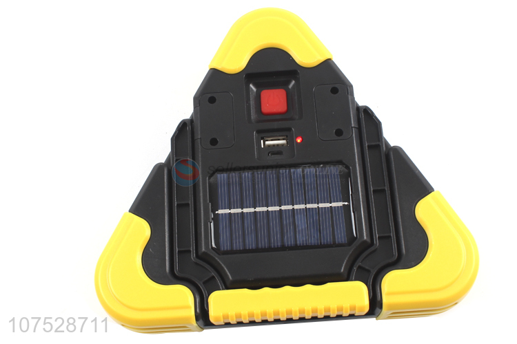 Cheap Price Triangle Warning Light Multifunction Outdoor Emergency Solar Work Light