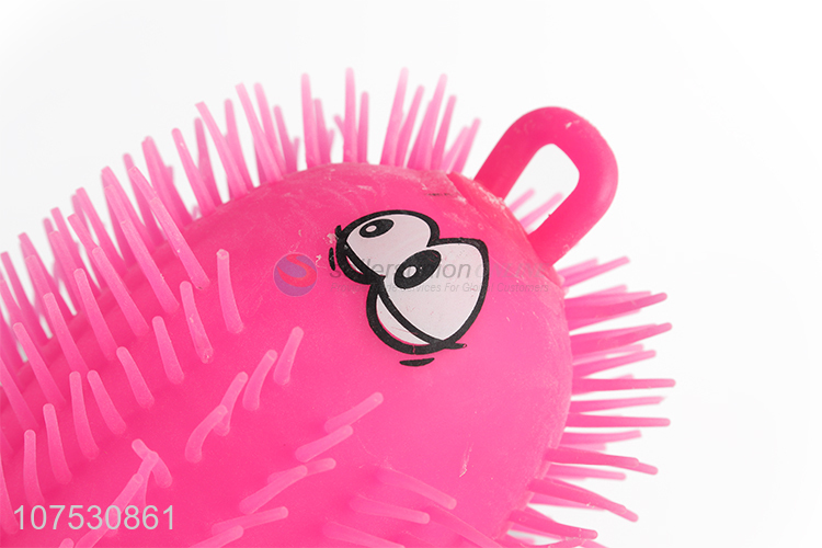 Hot selling flashing caterpillar puffer ball toy squeeze toy for kids