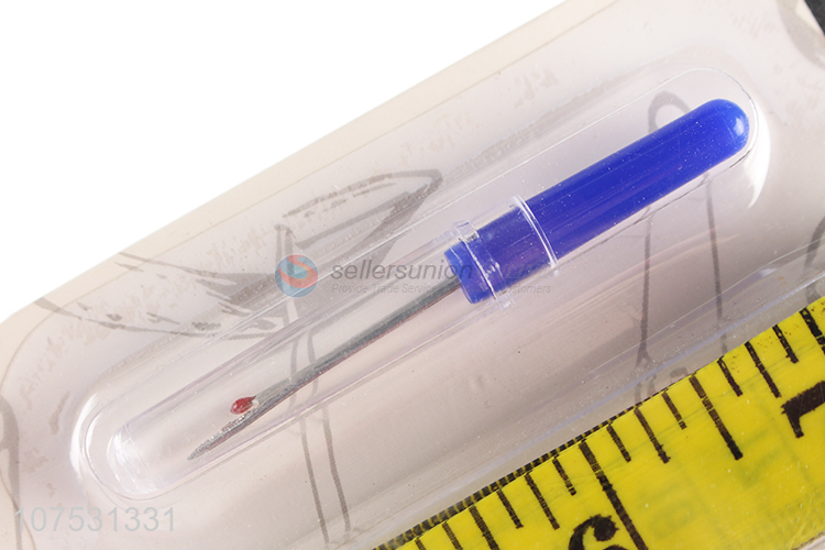 Good Sale 3 Pieces Sewing Seam Ripper,Thread Clippers,Measuring Tape Set