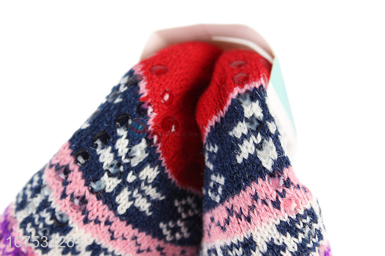 Good quality fleece lined children socks thermal socks for Christmas