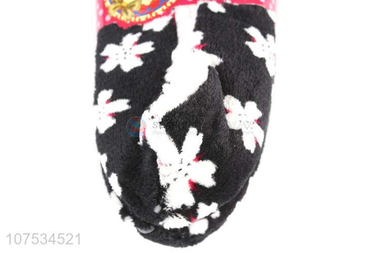 Hot sale women cozy fleece floor shoes for winter