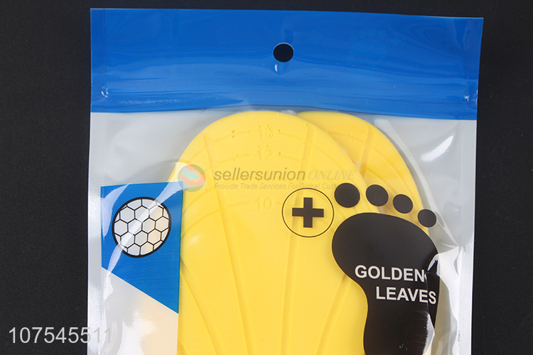 Unique Design Pu Foam Comfortable Shock Absorbing Massage Sports Shoe Insoles