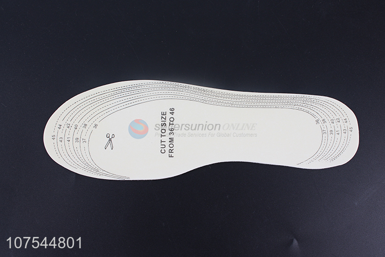 Reasonable Price White Latex White Non-Woven Insoles Comfortable Health Insoles