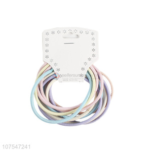 Latest Style Fashion Colorful Elastic Hair Rings Hair Accessories