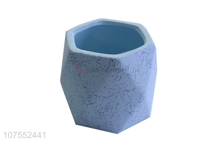 New Modern Simple Household Decoration Blue Ceramic Flowerpot