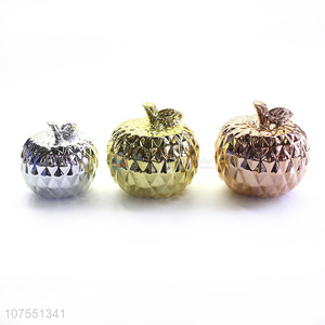 High Sales Home Decoration <em>Porcelain</em> <em>Crafts</em> Apple Shape Ceramic Ornaments