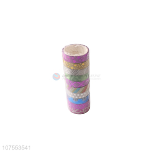 New Style 10 Pieces Colorful Glitter Tape Set