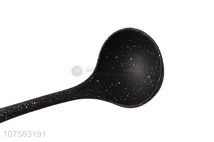 Factory Sell Kitchenware Rose Gold Stainless Steel Handle Nylon Soup Ladle