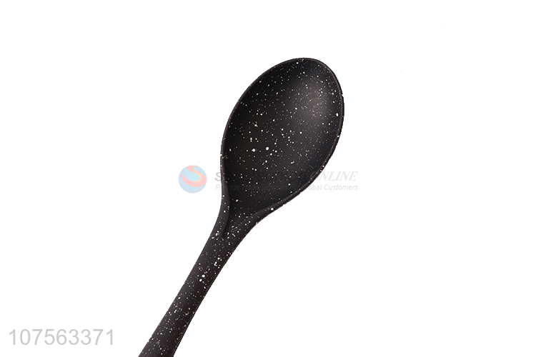 Good Quality Stainless Steel Handle Food Grade Nylon Cooking Spoon