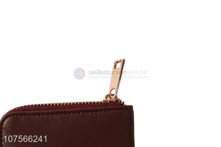 China factory men women pu leather card holder ID card case