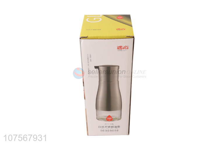 Premium Quality 300ML Japanese Style Stainless Steel Oil Bottle