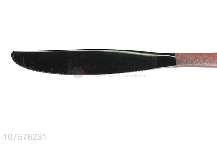 Competitive Price Stainless Steel Table Knife With Colorful Handle