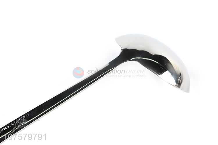 Factory price stainless steel soup ladle cooking utensils