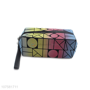 New products geometric luminous makeup bag makeup storage organizer