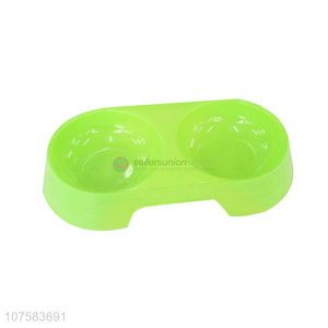 Wholesale Colorful Plastic Pet Bowl Best Pet Feeder