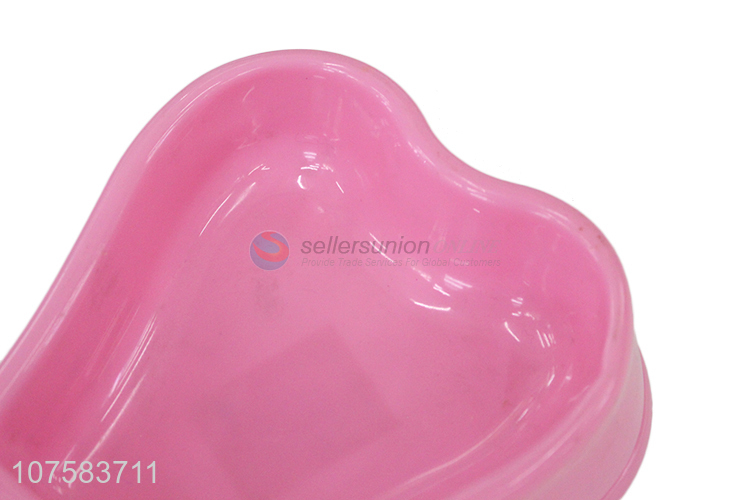 Creative Design Plastic Pet Bowl Fashion Cat Dog Bowl