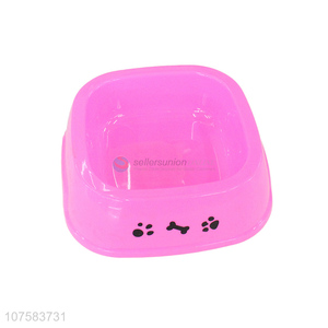 New Design Plastic Pet Bowl Pet Food Water Feeder Bowl