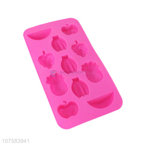 New Style Fruit Shape Silicone Ice Cube Tray Ice Mould